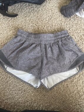 Women’s Gray Athletic Running Shorts
